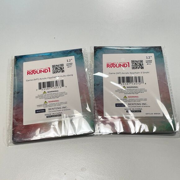 NEW x2 Metaphor ReFantazio Acrylic Keychain Hulkenberg Strohl Round 1 Anime Toy - Picture 3 of 5